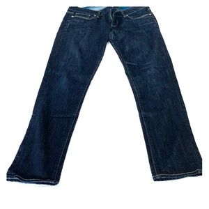 Paige Skyline Ankle Peg blue jeans 28